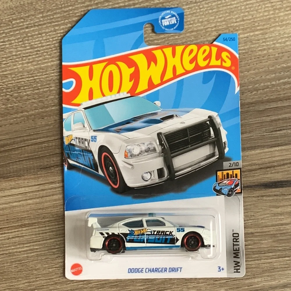 Hot Wheels Dodge Charger Drift White Police Cop Car HW Metro Hotwheels 2023 New